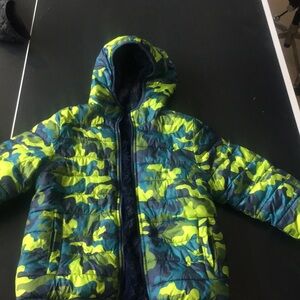 Lands End Boys Reversible Puffer